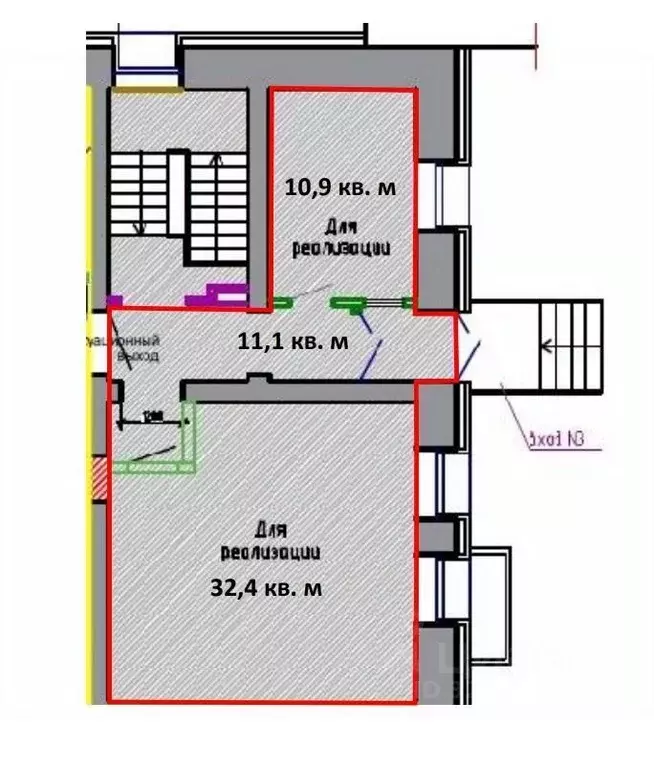 Помещение свободного назначения в Коми, Печора г. Печора муниципальное ... - Фото 1