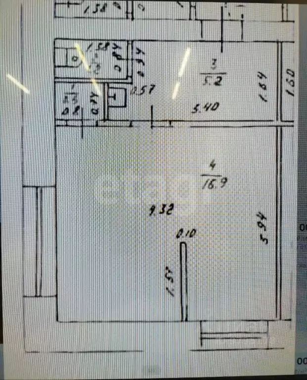 1-к кв. Татарстан, Казань ул. Аделя Кутуя, 8 (11.8 м) - Фото 2