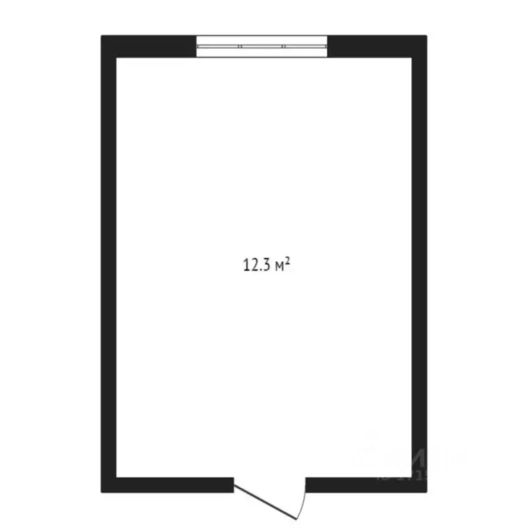 Студия Тюменская область, Тюмень ул. Котовского, 61 (12.3 м) - Фото 2