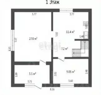 Дом в Нижегородская область, Нижний Новгород Светлая ул., 39А (118 м) - Фото 1