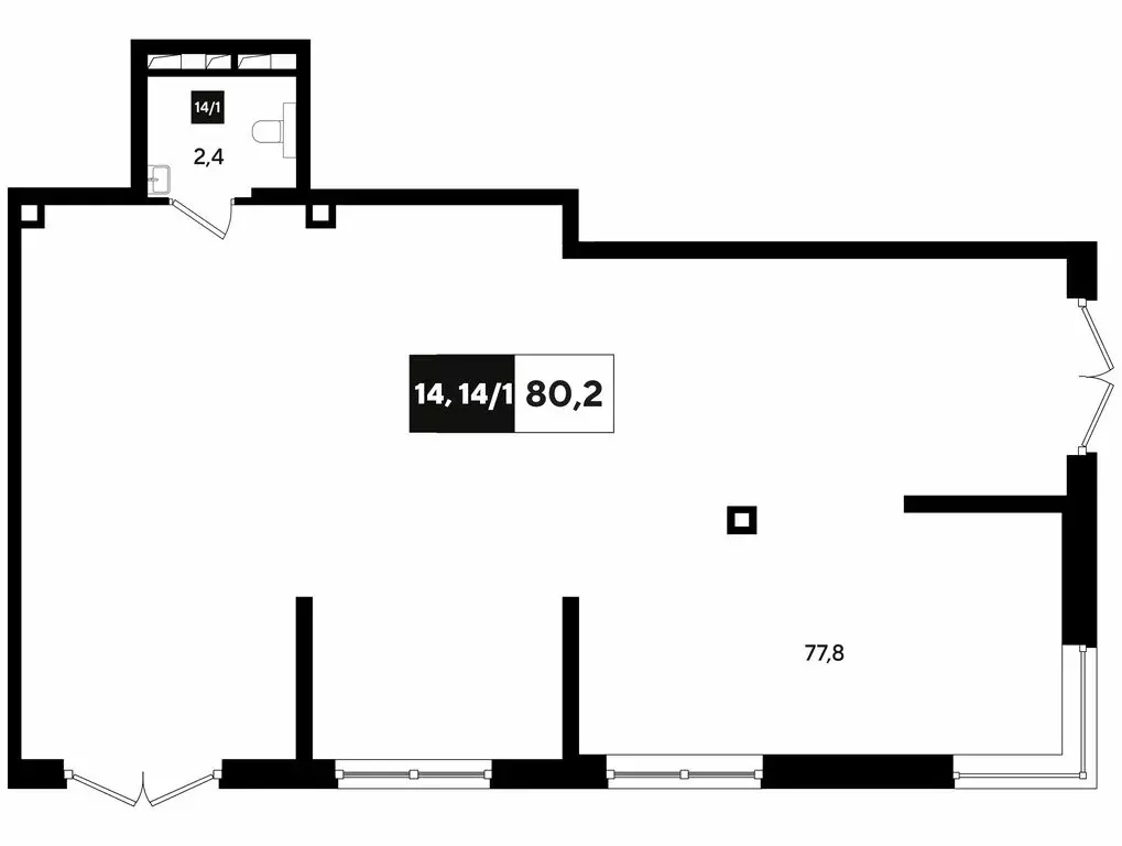 Офис (81.5 м) - Фото 1