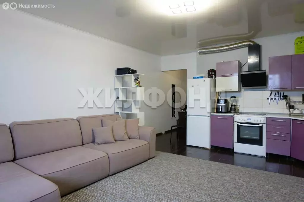 Квартира-студия: Новосибирск, улица Татьяны Снежиной, 45 (32.4 м) - Фото 2