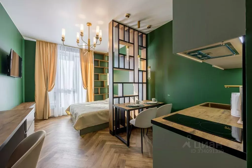 Студия Москва Автомобильный проезд, 4к5 (25.0 м) - Фото 1