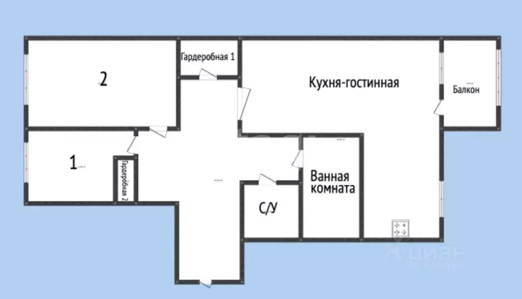 3-к кв. Смоленская область, Ярцево ул. Энтузиастов, 31 (60.8 м) - Фото 2