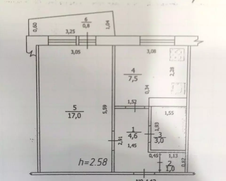 1-к кв. Татарстан, Казань ул. Галимджана Баруди, 11 (34.0 м) - Фото 1