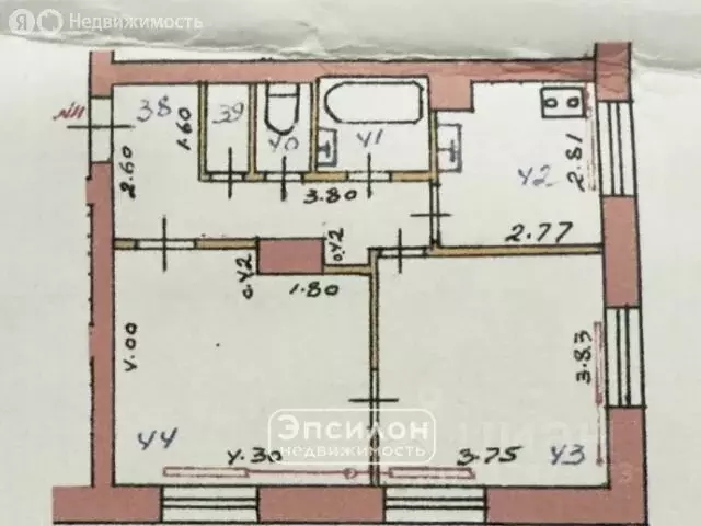 2-комнатная квартира: Курск, Вокзальная улица, 1 (52 м) - Фото 1