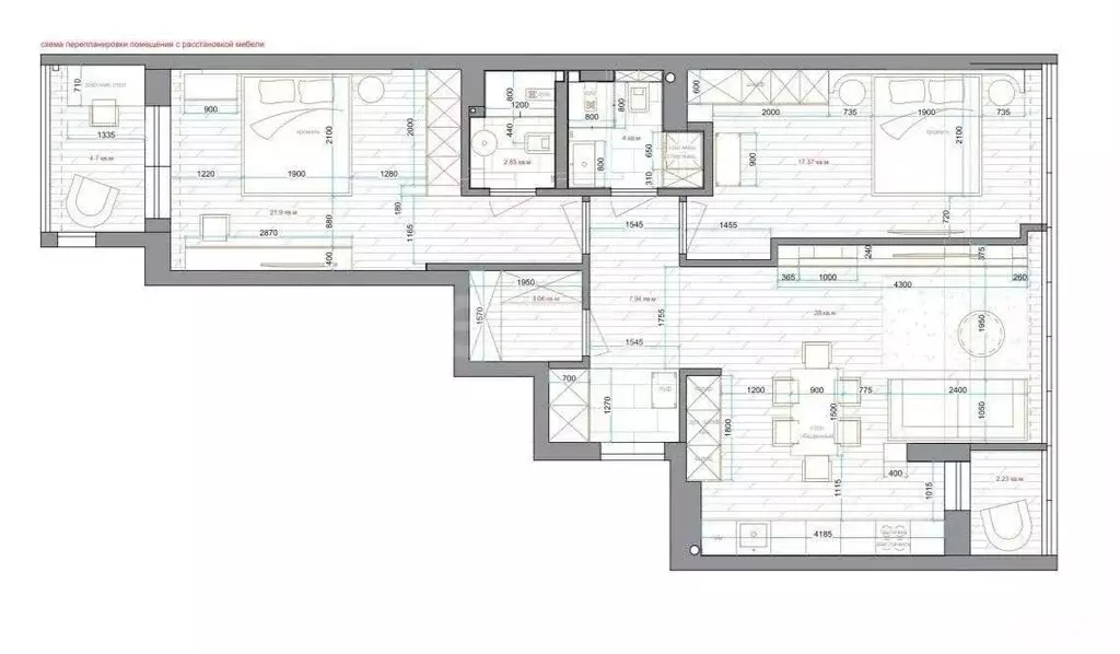 3-комнатная квартира: Барнаул, проспект Строителей, 18к1 (90.3 м) - Фото 1
