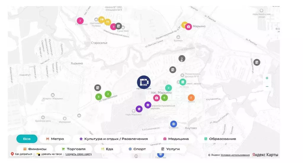 Студия Москва пос. Марьино, Рутаун мкр,  (29.8 м) - Фото 2