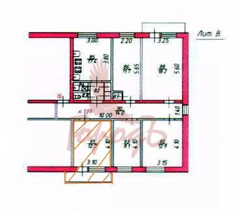 Комната Орловская область, Орел Наугорское ш., 13 (12.7 м) - Фото 2