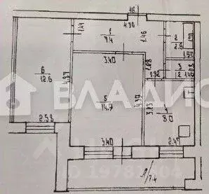 2-к кв. Башкортостан, Уфа ул. Степана Злобина, 5/1 (46.7 м) - Фото 2