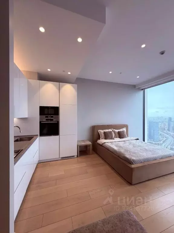 Студия Москва 1-й Красногвардейский проезд, 22с1 (39.4 м) - Фото 1