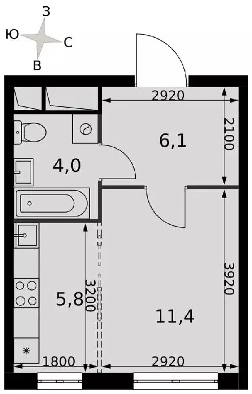 Продается студия - Фото 1