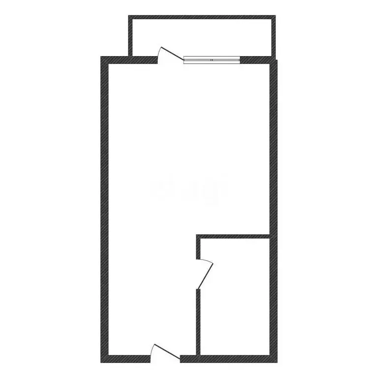 Квартира-студия: Абакан, улица Некрасова, 18 (42 м) - Фото 1