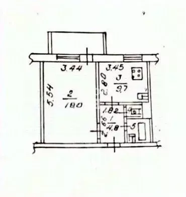 1-к кв. Липецкая область, Липецк ул. А.Г. Стаханова, 18 (38.0 м) - Фото 1
