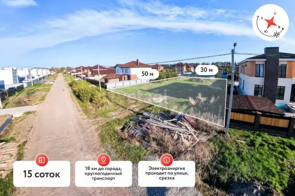 Участок в Тюменская область, Тюменский район, с. Перевалово, ... - Фото 1