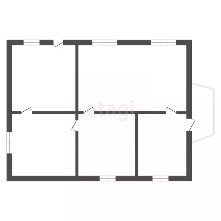 Дом в Калужская область, Хвастовичский район, Красное с/пос, с. ... - Фото 2