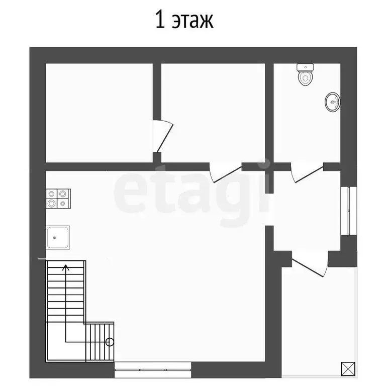 Дом в Тюмень, СНТ Автоприбор-2, Садовая улица (60.2 м) - Фото 1