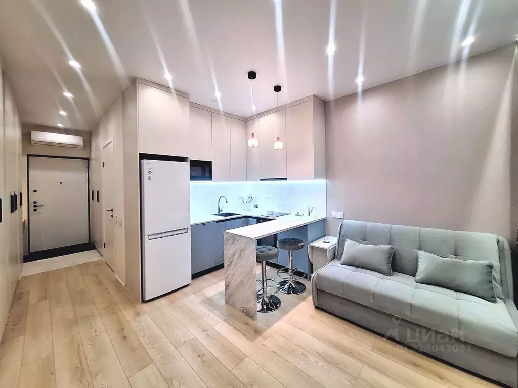 Студия Москва Волгоградский просп., 32/5к4 (24.0 м) - Фото 2