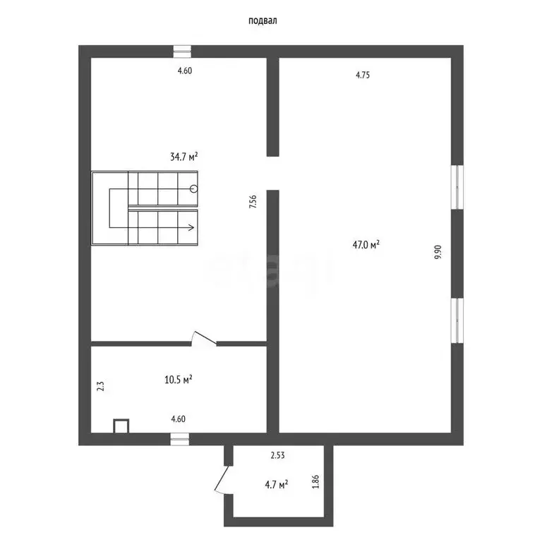 Дом в село Тюнево, Транспортный переулок (280 м) - Фото 2