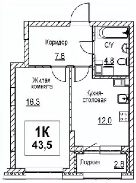 1-к кв. Нижегородская область, Нижний Новгород Мещерское Озеро ... - Фото 0