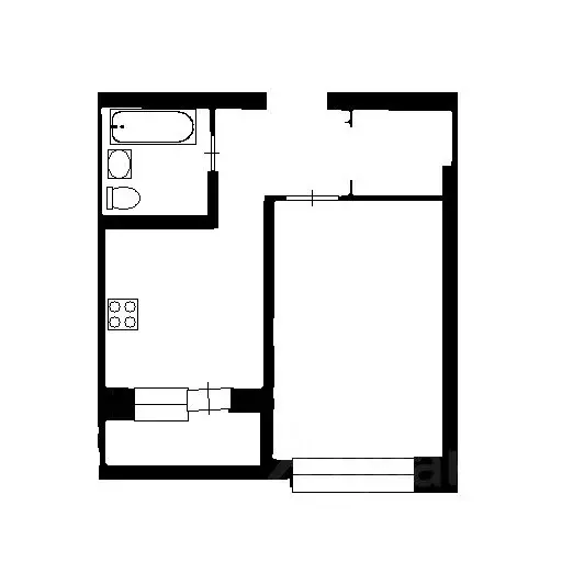 1-к кв. Санкт-Петербург Петергофское ш., 59 (43.0 м) - Фото 1