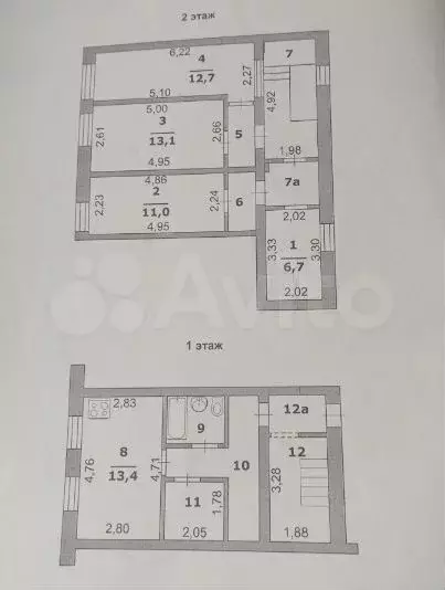 4-к. квартира, 96 м, 1/2 эт. - Фото 0