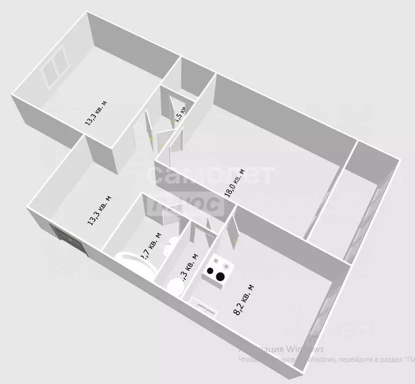 2-к кв. Ленинградская область, Тосно г. Тосненский район, Тосненское ... - Фото 1