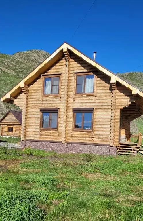 Дом в Алтай, Усть-Коксинский район, с. Верх-Уймон Подгорная ул., 2 ... - Фото 1