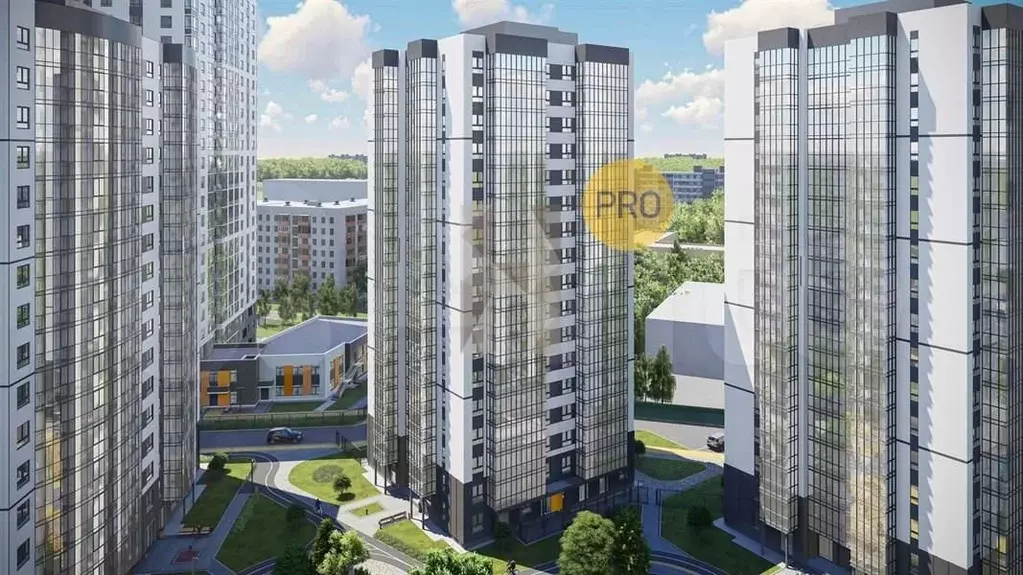3-к. квартира, 79,6 м, 14/24 эт. - Фото 1
