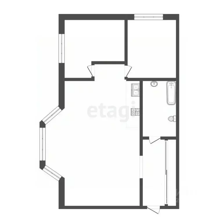2-к кв. Москва Дмитровское ш., 151К4 (59.0 м) - Фото 2