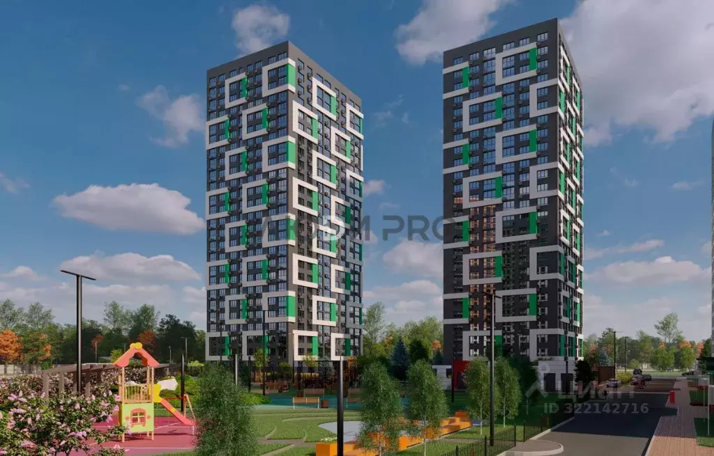 Студия Башкортостан, Уфа Зеленая Роща жилрайон, Гринвич жилой комплекс ... - Фото 1