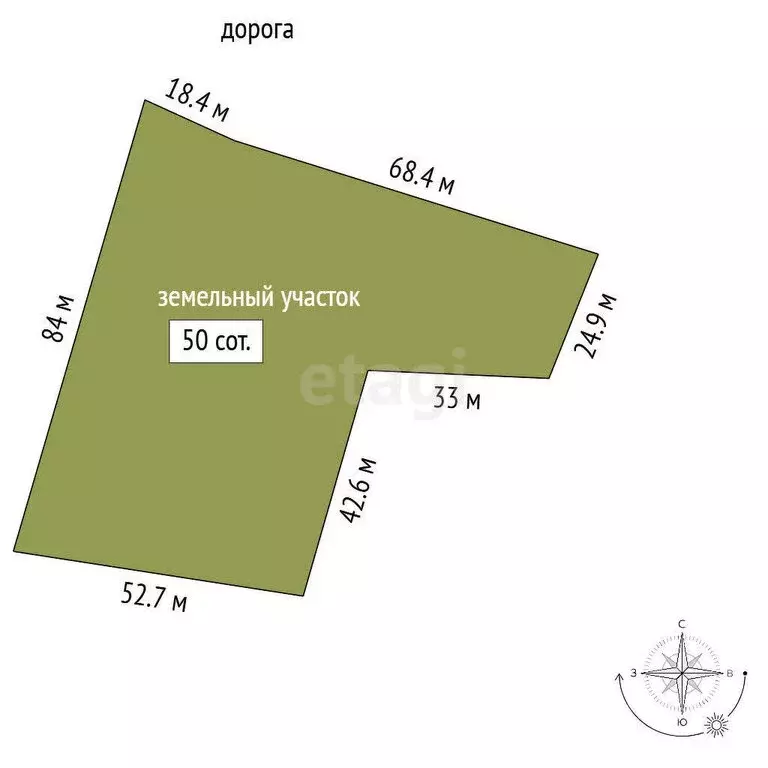 Участок в Коктебель, улица Ильюшина (50 м) - Фото 0