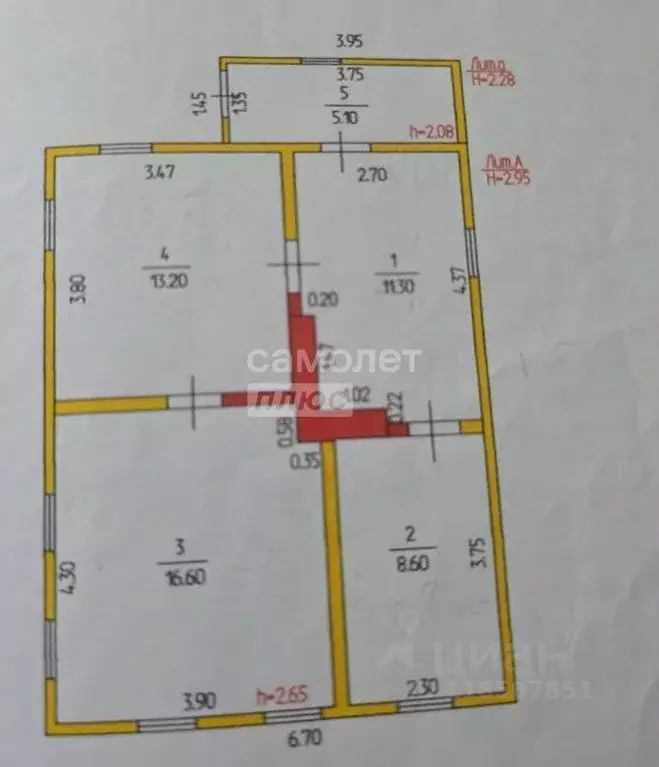 Дом в Краснодарский край, Апшеронск Комсомольский пер. (55 м) - Фото 2