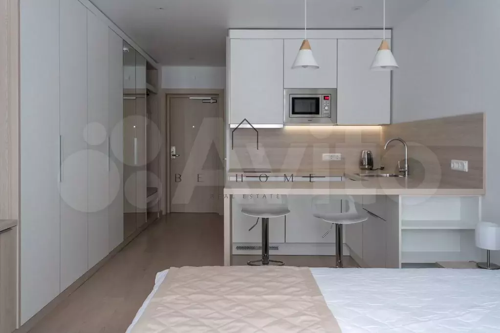 Апартаменты-студия, 27 м, 8/10 эт. - Фото 0
