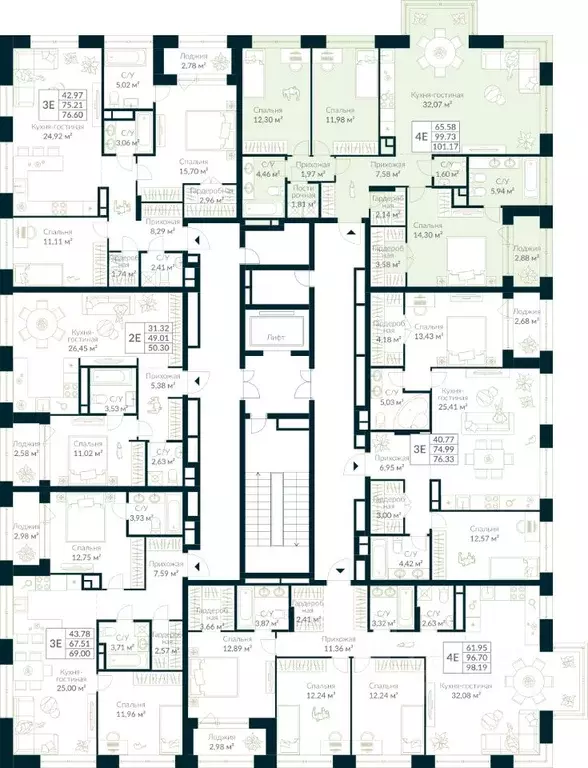 3-к кв. Башкортостан, Уфа Глумилино жилрайон, Урман Сити жилой ... - Фото 2
