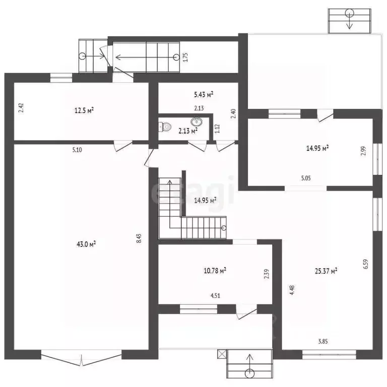 Дом в Смоленская область, Смоленский муниципальный округ, д. ... - Фото 1