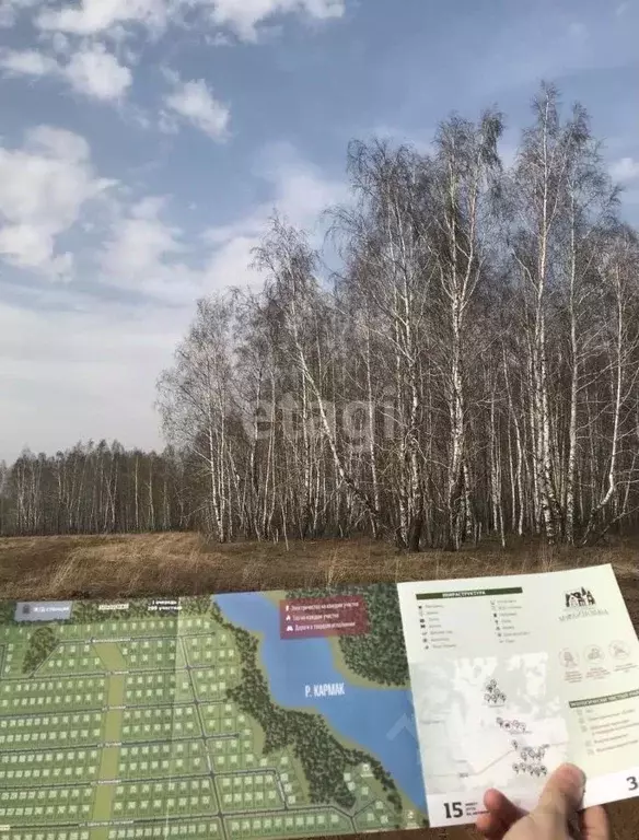 Участок в Тюменская область, Тюменский район, д. Малиновка, Малиновка ... - Фото 0