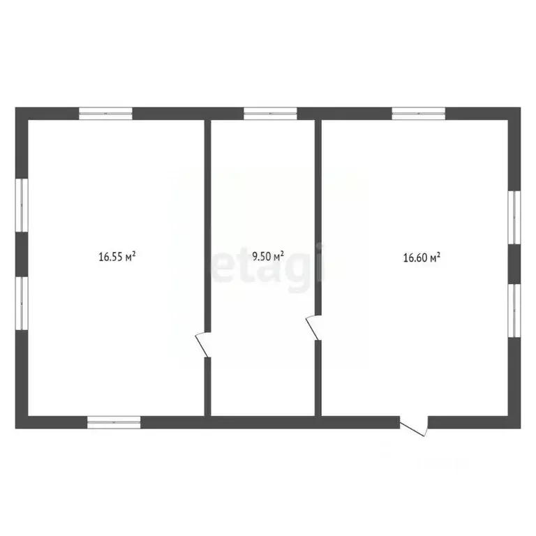 Дом в Нижегородская область, Выкса ул. Труда, 17 (42 м) - Фото 1
