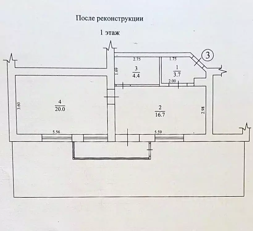 1-к кв. Севастополь ул. Багрия, 81 (48.8 м) - Фото 1