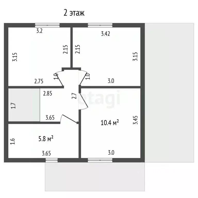 Дом в Ярославская область, Ярославский муниципальный округ, д. ... - Фото 2