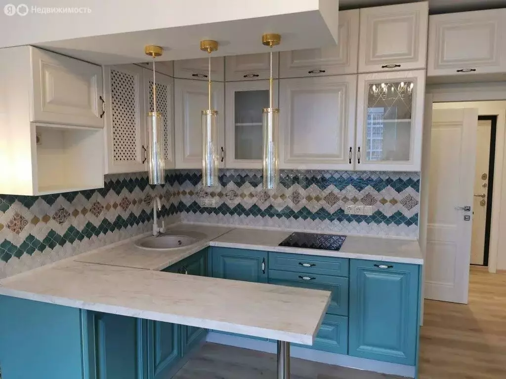 Квартира-студия: городской посёлок Янино-1, улица Тюльпанов, 1 (25.74 ... - Фото 1