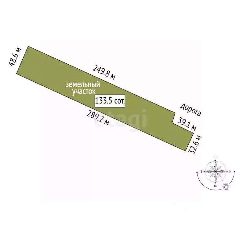 Участок в Севастополь Балаклавский р-н, Терновский муниципальный ... - Фото 2