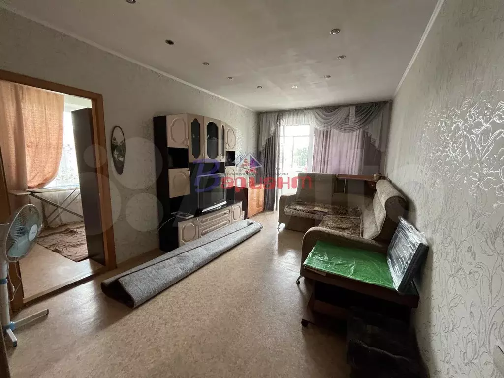 2-к. квартира, 44,8 м, 3/3 эт. - Фото 1