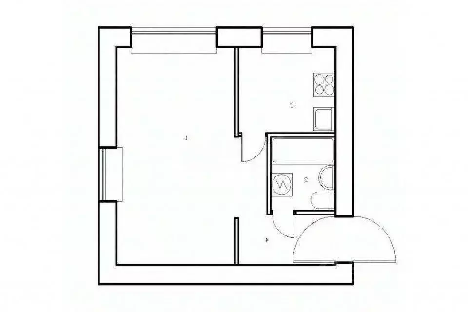 1-к кв. Тульская область, Тула просп. Ленина, 74 (32.0 м) - Фото 1