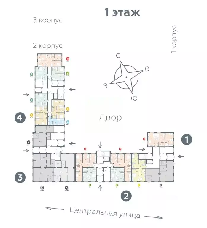 2-к кв. Тюменская область, Тюменский район, с. Горьковка Крылья жилой ... - Фото 1