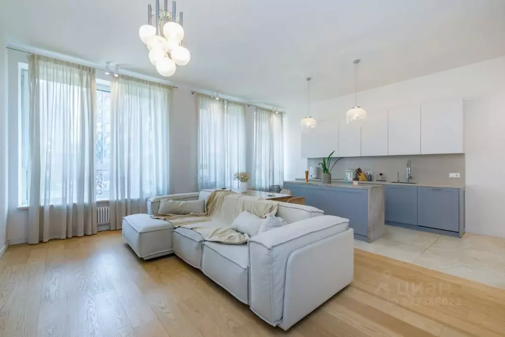 3-к кв. Москва Большая Почтовая ул., 35С1 (107.2 м) - Фото 2