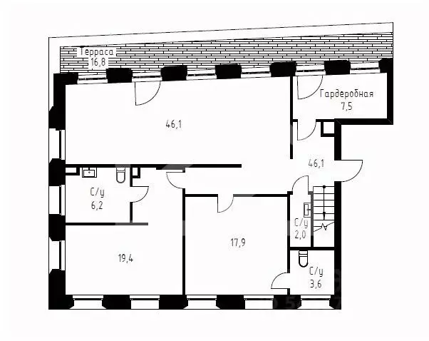 Помещение свободного назначения в Москва Пятницкая ул., 40С1 (199 м) - Фото 2