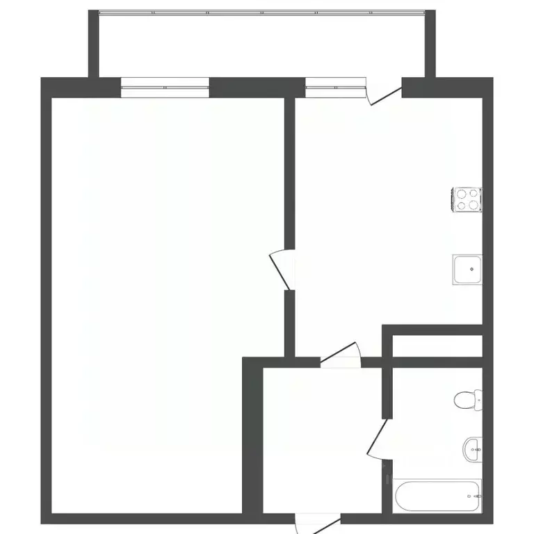 1-к кв. Тюменская область, Тюмень ул. Западносибирская, 2 (36.3 м) - Фото 2