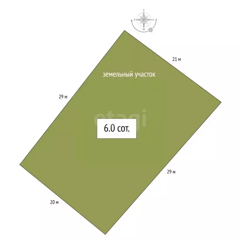 Участок в Новосибирская область, Бердск Марьин Лог СНТ, ул. 31-я, 1 ... - Фото 2