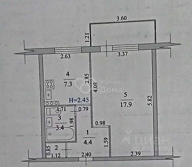 1-к кв. Волгоградская область, Среднеахтубинский район, Суходольское ... - Фото 2